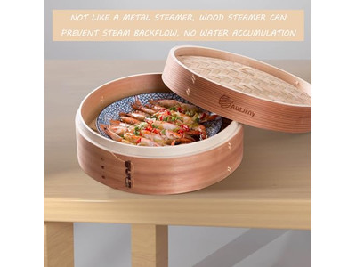 Kaufen Momo 8 Tortilla Stufen Topf Bambus-Dämpfkorb
